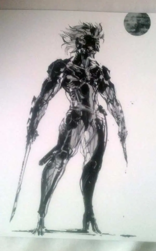 Metal-Gear-Rising-Artbook-Raiden-standing