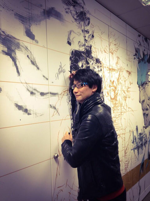 Hideo-Kojima-Signing-Wall-at-Konami-Europe