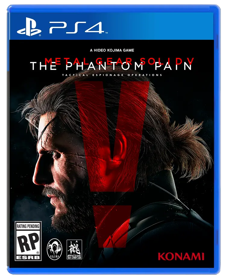 THE PHANTOM PAIN . STICKER AUTOCOLLANT POSTER A4 JEUX VIDEO METAL GEAR SOLID 5