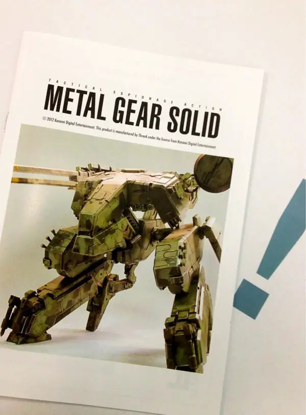 Kojima posts photos of the giant ThreeA Metal Gear REX - Metal Gear