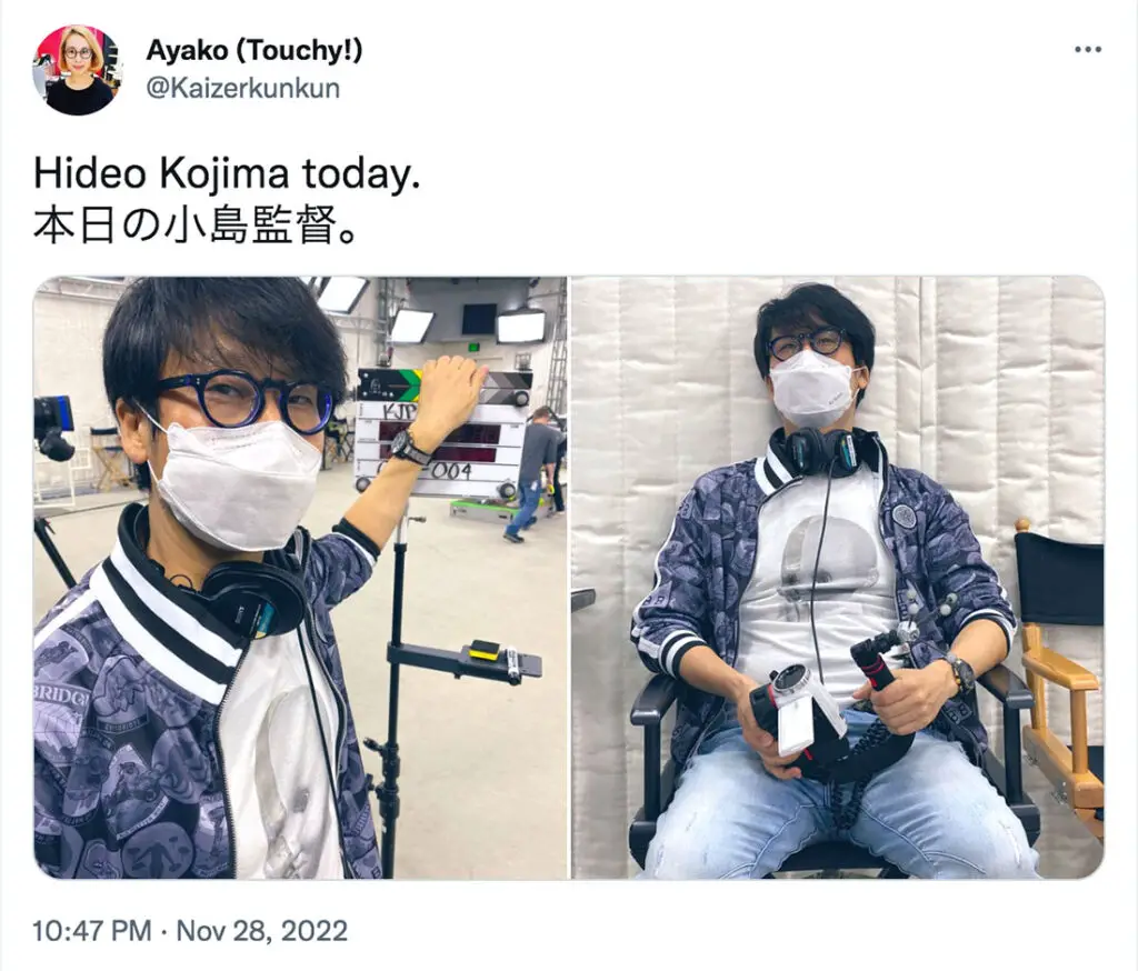 Hideo Kojima hints at a new project: a cryptic screenshot appeared on his  Twitter